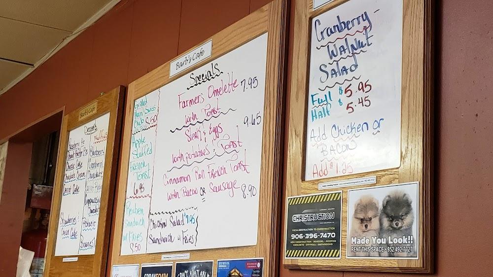 Barb's Cafe Menu image 2
